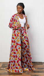 Load image into Gallery viewer, The Akosombo Kanea African Print Duster

